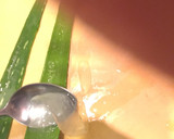 アロエの果肉をしっかり取り出す作り方4写真