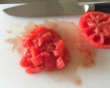 ビーツとトマトの冷たい前菜作り方4写真