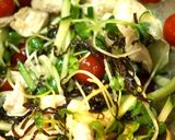 たっぷり野菜とささ身の塩昆布冷製サラダ*作り方1写真