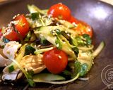 たっぷり野菜とささ身の塩昆布冷製サラダ*作り方2写真