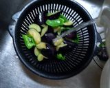 揚げナスとピーマンのコク旨味噌作り方4写真