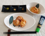 簡単つまみ飯・2種類の海老しんじょう作り方4写真