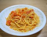 超簡単！にんにく抜きトマトパスタ作り方8写真