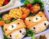 【キャラ弁】リラックマ&キティ稲荷作り方16写真