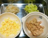 犬ご飯　ビビンバ風作り方1写真