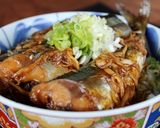 秋到来！レンジで簡単♪さんまの甘辛丼！作り方6写真