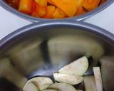 秋野菜の彩り炒めサラダ作り方1写真