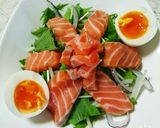☆水菜&ｻｰﾓﾝのｻﾗﾀﾞ☆作り方3写真
