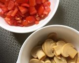 ♡チキン&キノコのトマトハヤシライス♡作り方4写真