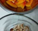 かぼちゃとソーセージのホットサラダ作り方1写真