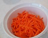 レンジで超簡単！ご飯が進む人参フレーク☆作り方3写真