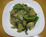 なすと万能ねぎの炒め物作り方5写真