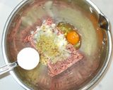レンコン・ひき肉の簡単肉詰め♪はさみ焼き作り方3写真