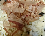 キャベツと釜揚げしらすのおかか炒め作り方4写真