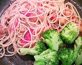 スモークホタテのトマトパスタ作り方5写真