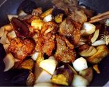 牛肉と茄子舞茸オイスター炒め〜♪作り方7写真
