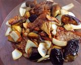牛肉と茄子舞茸オイスター炒め〜♪作り方8写真