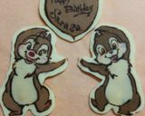☆チップとデール　キャラチョコケーキ☆作り方9写真