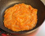 １人分ランチ夕食♪人参の甘煮でふわっと丼作り方2写真