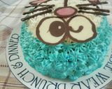 ドラえもんのケーキ作り方1写真