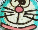 ドラえもんのケーキ作り方3写真
