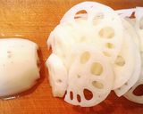 食感が楽しい♪ごぼうとレンコンのサラダ作り方2写真