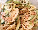 食感が楽しい♪ごぼうとレンコンのサラダ作り方5写真