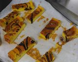 かぼちゃdeチョコマーブルチーズケーキ作り方8写真