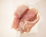 ⁂糖質制限⁂鶏胸肉のオクラと梅ダレかけ作り方2写真