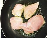 ⁂糖質制限⁂鶏胸肉のオクラと梅ダレかけ作り方3写真