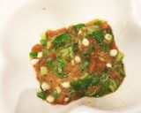 ⁂糖質制限⁂鶏胸肉のオクラと梅ダレかけ作り方7写真