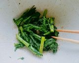 菊と春菊の酢の物☆マクロビ作り方6写真