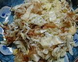 キャベツと釜揚げしらすのおかか炒め作り方5写真