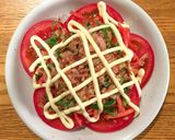 簡単おいしい！お好み焼き味のトマトサラダ作り方6写真