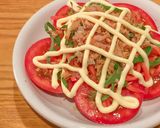 簡単おいしい！お好み焼き味のトマトサラダ作り方7写真