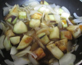 焼き肉のたれで♡とろとろ茄子玉ねぎ丼作り方4写真