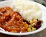 コクと香り引き立つ『チキンのトマト煮』作り方7写真