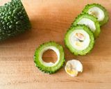 スナック感覚で☆ゴーヤリング作り方1写真