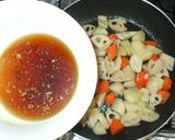 レンコンじゃがいも人参の煮物♪辛子風味作り方6写真