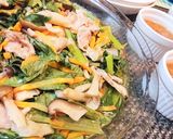 サッパリ【豚しゃぶの和風おろしパスタ】♪作り方7写真