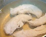 ノンオイルアボマヨでしっとりチキンサンド作り方2写真