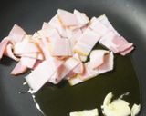 オクラ神楽南蛮＆ベーコンのペペロンチーノ作り方3写真