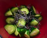 今更ですが、塩昆布で「無限きゅうり」作り方2写真