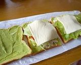 ノンオイルアボマヨでしっとりチキンサンド作り方7写真