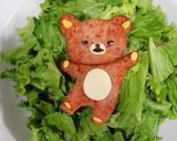 【キャラ料理】リラックマ☆スパムマヨ丼作り方9写真