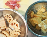 甘辛うま！鶏肉、厚揚、れんこんのマヨ炒め作り方1写真