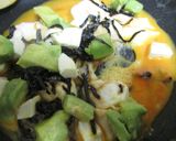 アボカドと豆腐の塩昆布卵丼作り方3写真