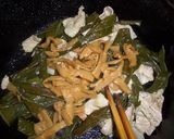 茎わかめと味付けメンマの炒め物作り方2写真