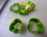 ピーマンの豆腐バーグ詰め作り方4写真