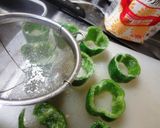 ピーマンの豆腐バーグ詰め作り方5写真